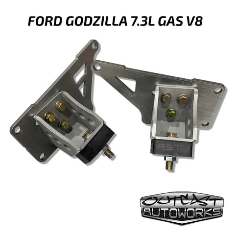 Godzilla to Crown Vic Front Suspension Engine Mount Kit - Bolt In