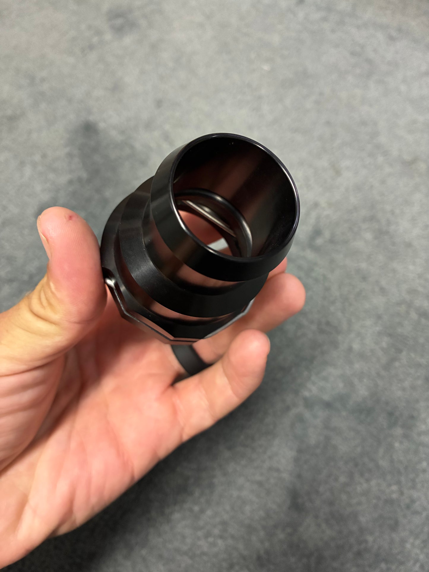 Coyote Upper Radiator Hose Adapter BLACK