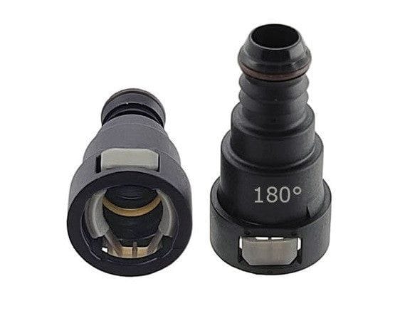 UPR Plug N Play PVC Snap Fitting Straight for Oil Catch Can 3/8 1/2 5/8