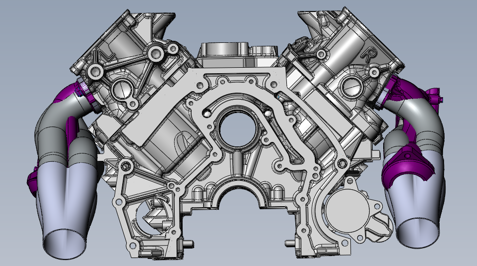 Godzilla Swap Mid Length Headers for F-100, 60's Mustang, & Universal Fitment 7.3L/6.8L Ultimate Headers