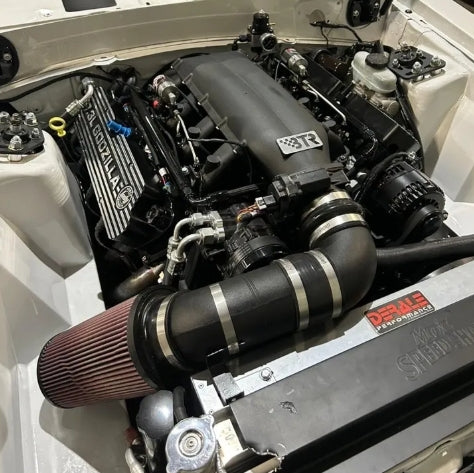 1987-1993 Fox Mustang Godzilla Swap A/C Kit for use w/Holley Drive