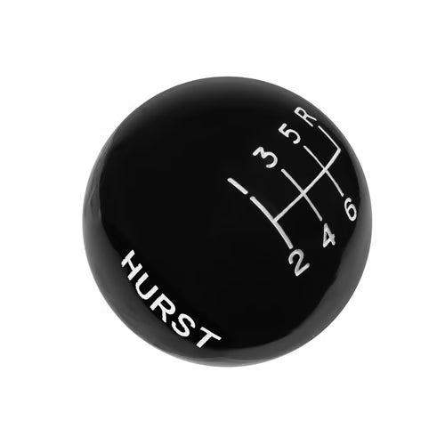 6 Speed Manual Shift Ball- Black 3/8-16