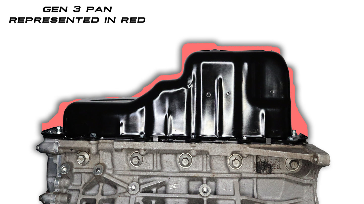 Gen 3 to Gen 2 Oil Pan Conversion Kit- Steel Pan Swap 2018+