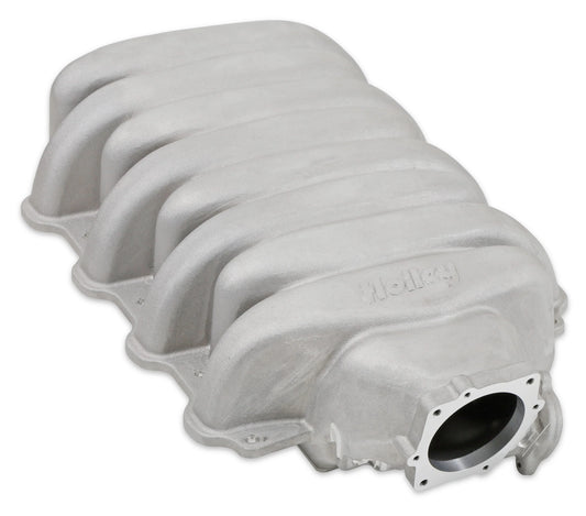 Holley Godzilla Low Profile Intake Manifold - Silver Finish