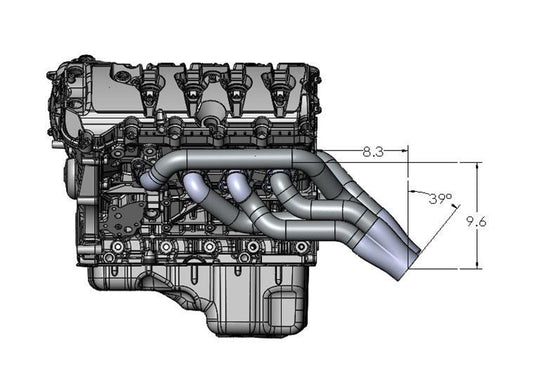 Ultimate Headers 471071 Classic Mustang, F100, Crown Vic IFS 6r80/10r80/Mt82/T56 Swap Headers Coyote