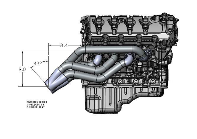 Ultimate Headers 471071 Classic Mustang, F100, Crown Vic IFS 6r80/10r80/Mt82/T56 Swap Headers Coyote
