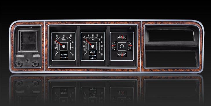 Dakota Digital RTX-73-79 Pick Up & Bronco Gauge Cluster - RETRO w/Gear Display