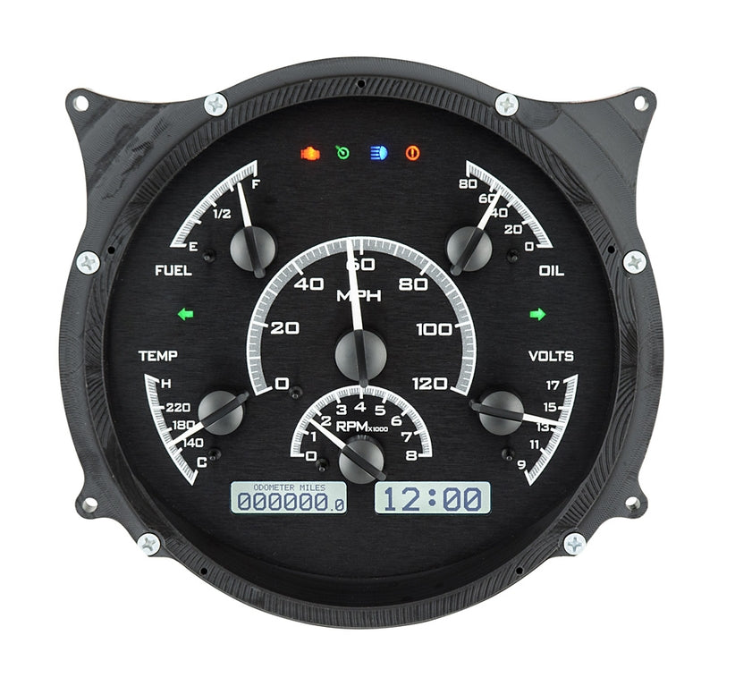 Dakota Digital VHX-61-66 F100 Pick Up Black with White