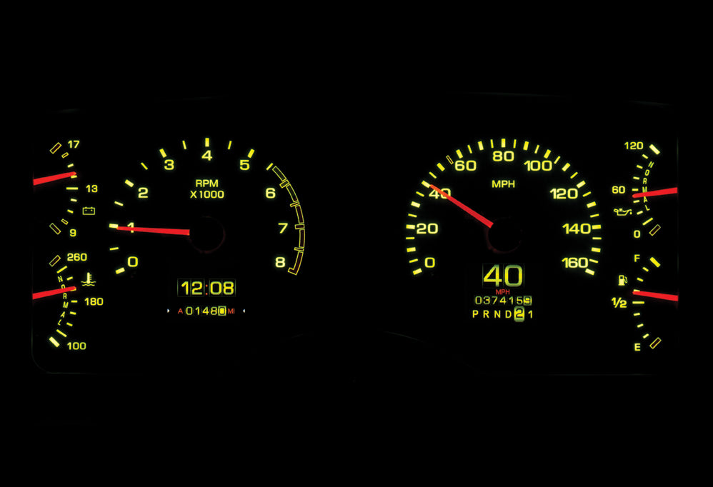 Dakota Digital RTX 1987-1989 Ford MUSTANG Gauge Cluster