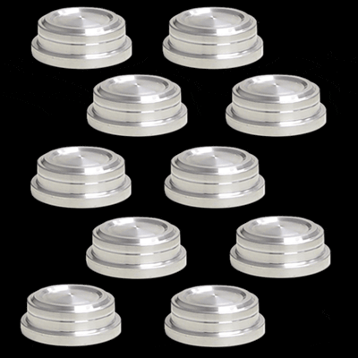 Billet Bolt Cap Covers 10mm Kit (fits 79-10 Ford Mustang) UPR