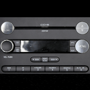 Billet Shaker Radio Button Covers (fits 05-09 Ford Mustang) UPR