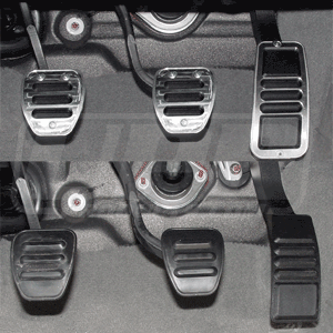 Billet Pedal Kit Stick GripR Manual (fits 05-14 Mustang) UPR