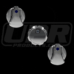 Billet Designer with Climate Control AC Knobs UPR (fits 89-04 Mustang)