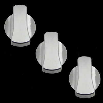 Billet AC Knob Covers (fits 05-09 Mustang)
