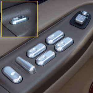 Billet Window Switch Kit (fits 99-01 Superduty F250 F350 97-01 F150 4 Door) UPR