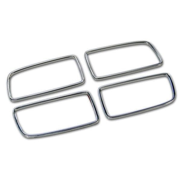 AMP Billet Gauge Cluster Trim Kit 4pc Chrome (fits 10-12 Camaro) AMP-CA09SCPL