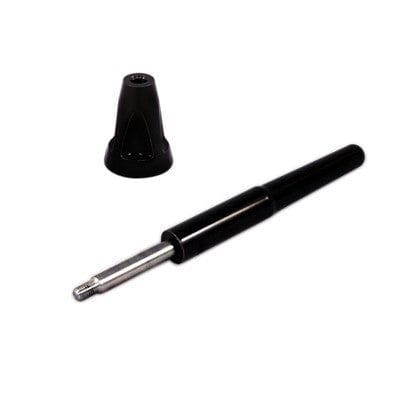 Billet Regular Shorty Antenna 3.5" Black (fits 10-14 Mustang) UPR