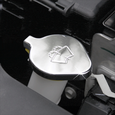 Billet Windshield Washer Cover (fits 10-14 Ford Mustang) UPR