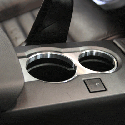 Billet Cup Holder Bezel (fits 05-09 Ford Mustang) UPR