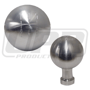 Billet Shift Knob Round 5 Speed UPR (fits 05-10 Mustang)